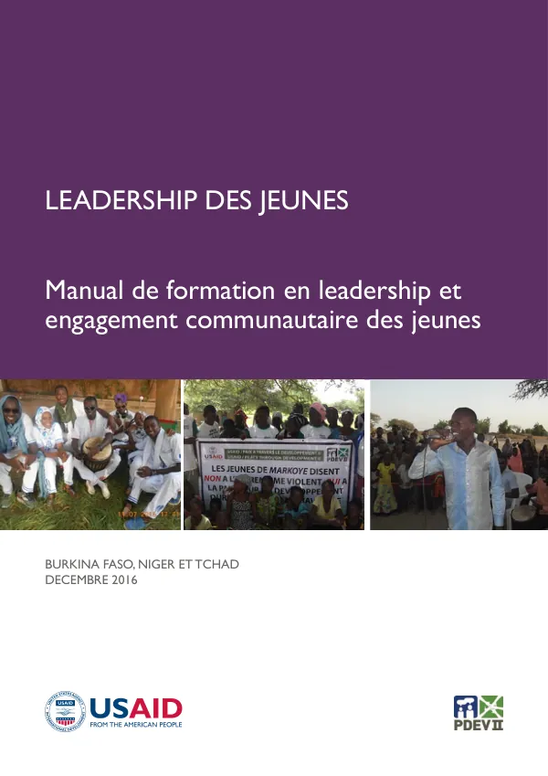 Manual de formation en leadership et engagement communautaire des jeunes