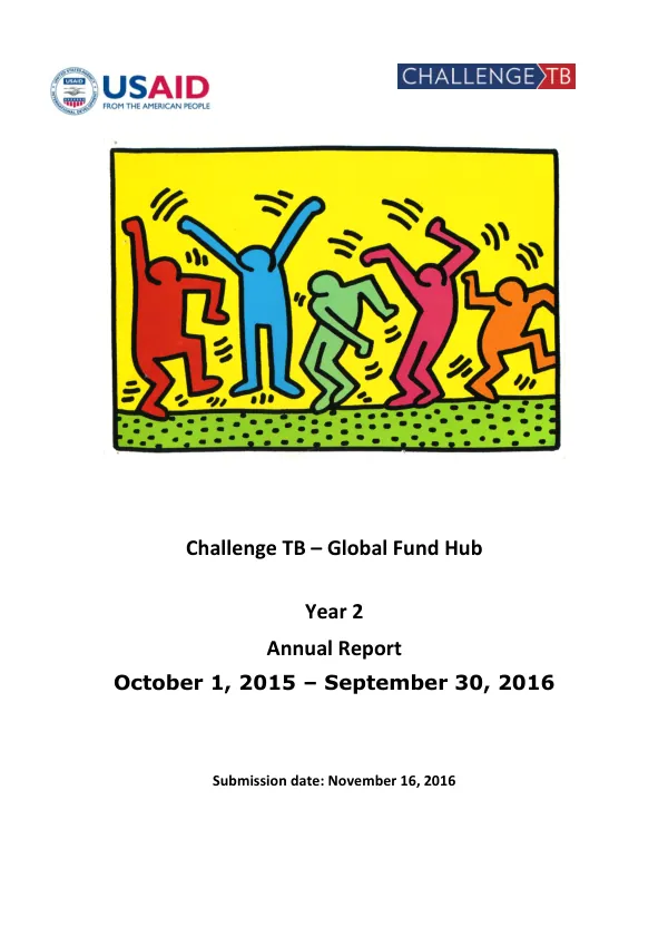 Annual Report: Challenge TB – Global Fund Hub Year 2