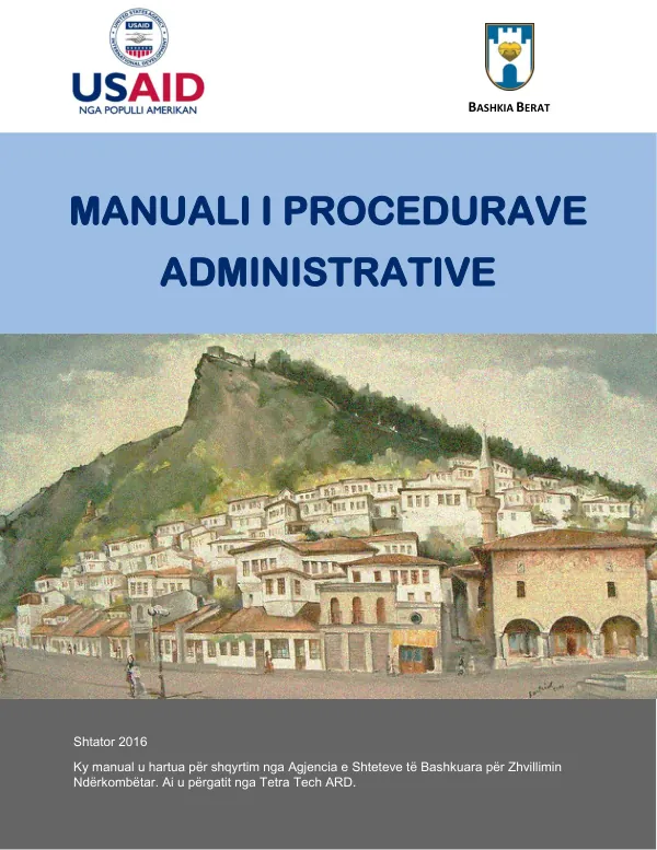 Manuali i Procedurave Administrative te Bashkise Berat