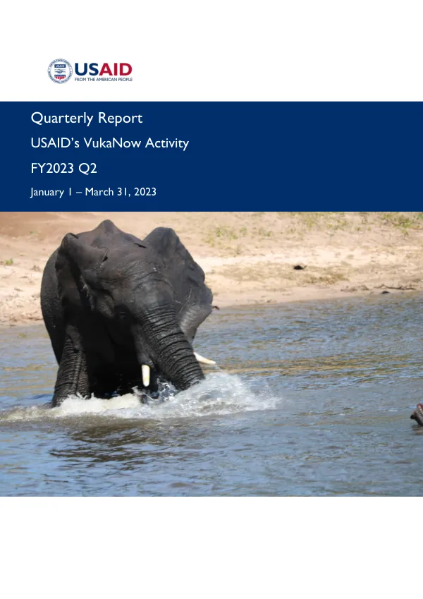 Quarterly Report: USAID’s VukaNow Activity FY2023 Q2