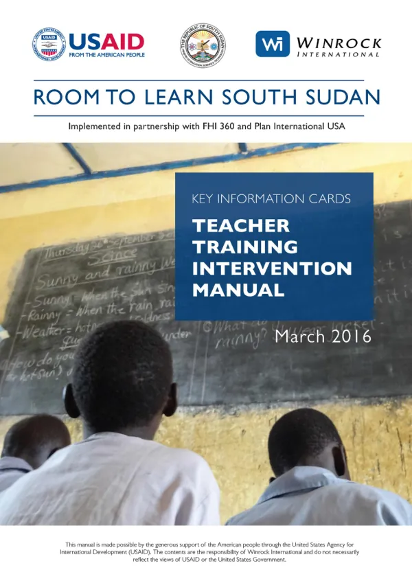 Psychosocial Support for Learners