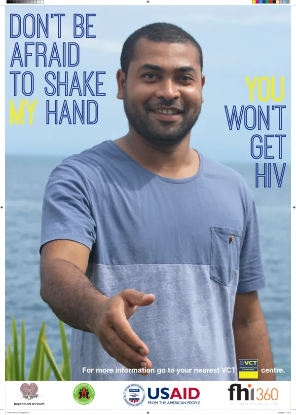 PLHIV poster | man | English