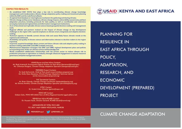 Climate Change Adaptation Fact Sheet