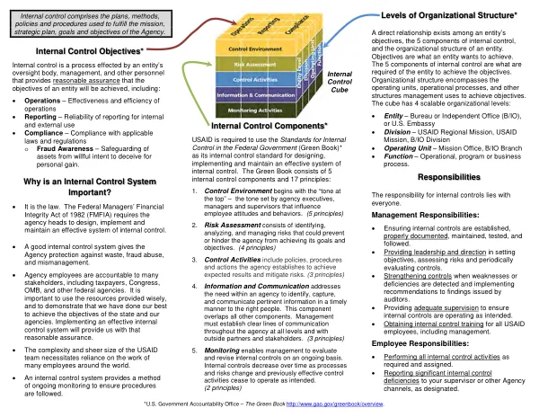 The Executive's Internal Control Pocket Reference