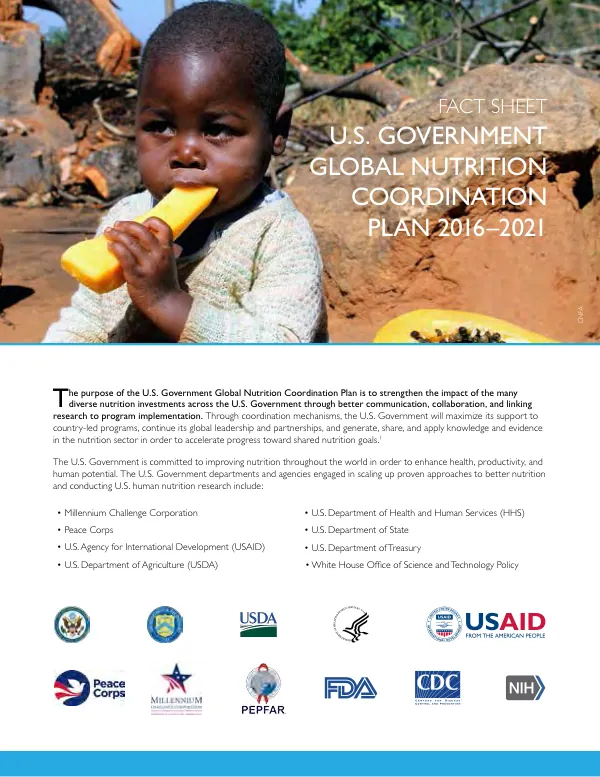 U.S. Government Global Nutrition Coordination Plan 2016-2021