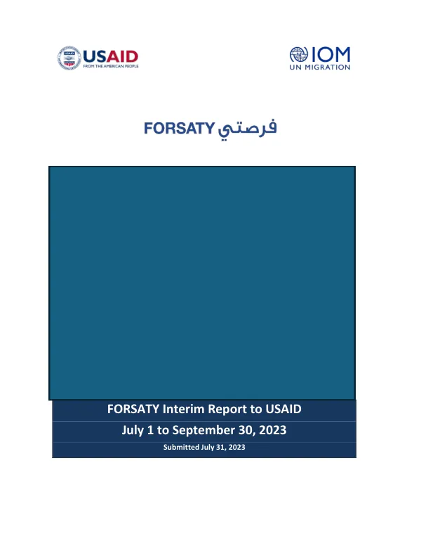 FORSATY Interim Report to USAID