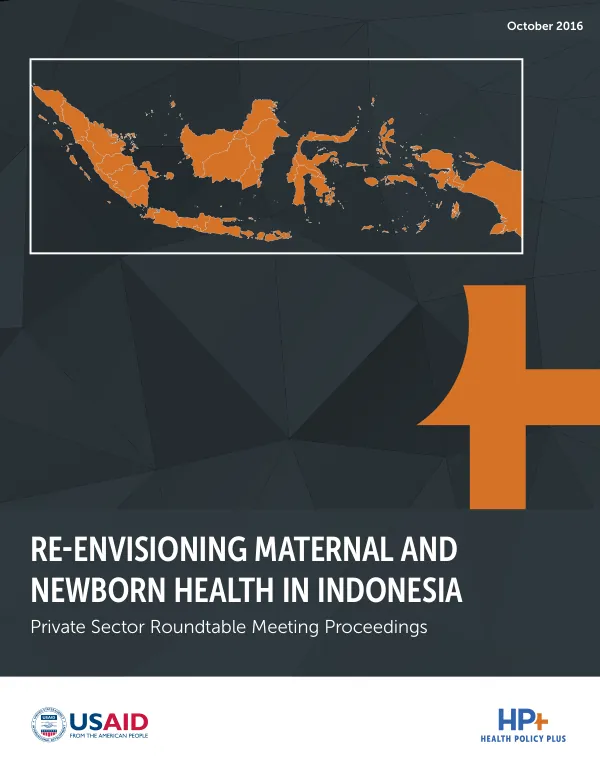 Re-envisioning Maternal and Newborn Health in Indonesia: Private Sector Roundtable Meeting Proceedings