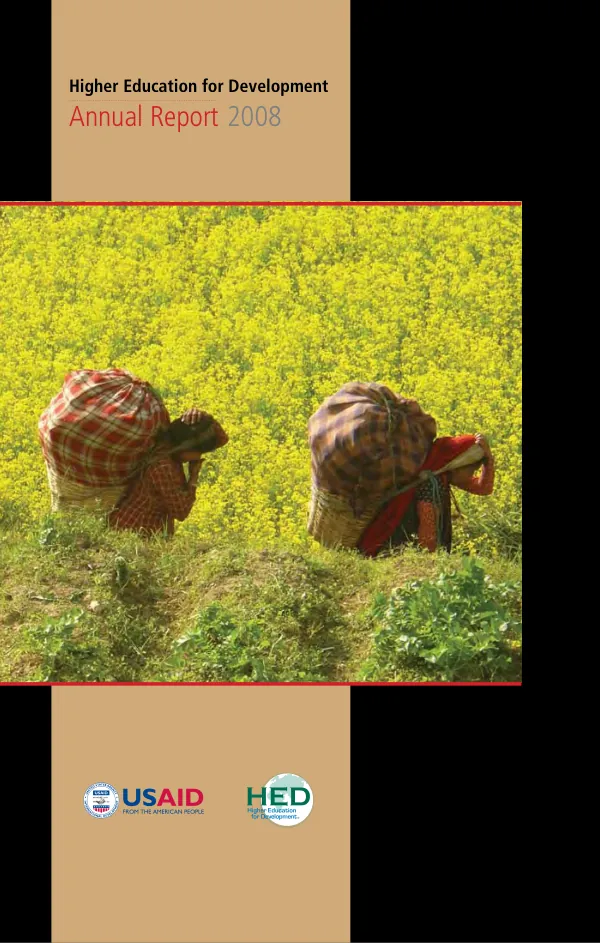 Higher education for development annual report 2008