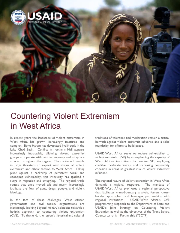 Countering Violent Extremism in West Africa