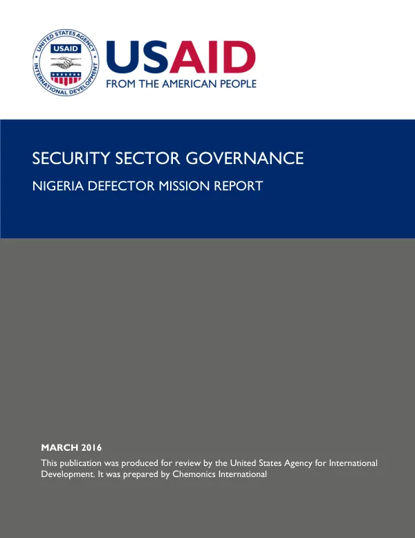 CVE Nigeria Mission Report