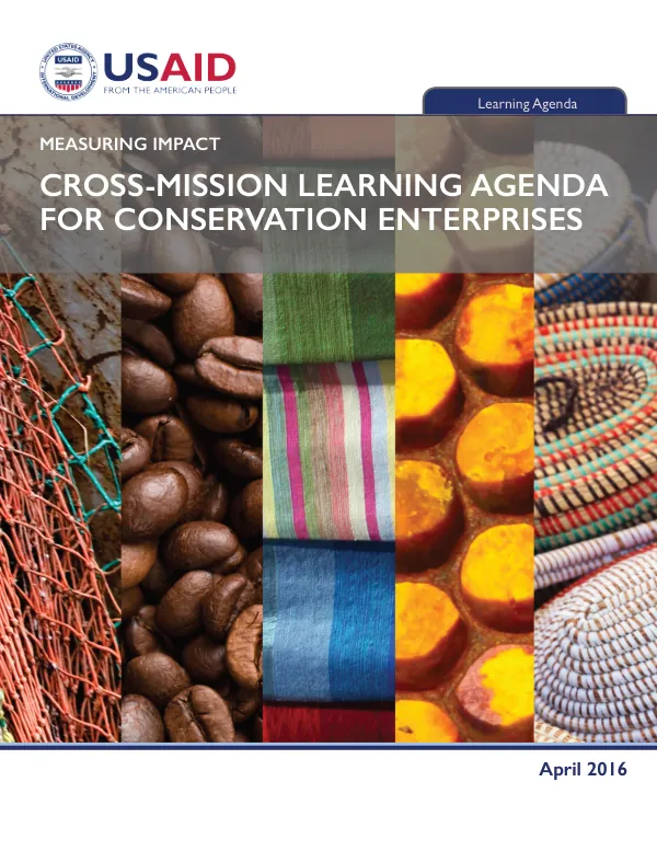 Cross-Mission Learning Agenda for Conservation Enterprises