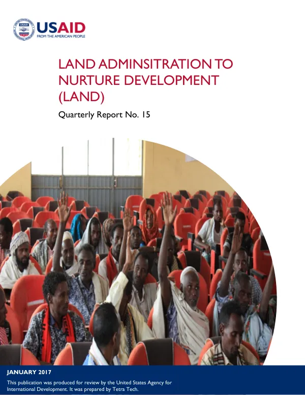 LAND Quarterly Report No. 15 (Oct - Dec 2016)