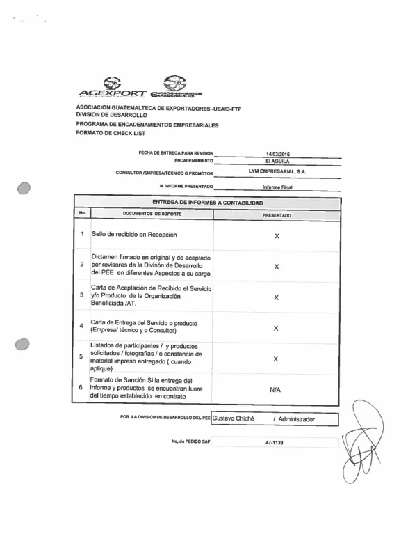Capacitación y Establecimiento de Parcelas Demostrativas de BPAs en EL AGUILA. RVCP/AGEXPORT
