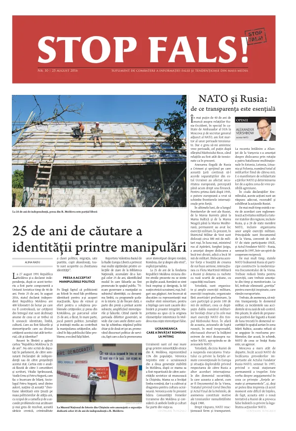 25 de ani de căutare a identităţii printre manipulări