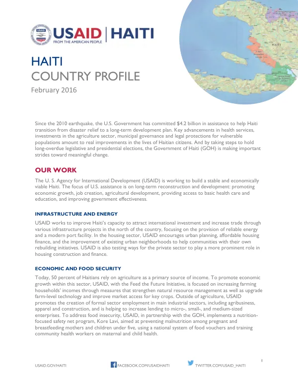 Haiti Country Profile