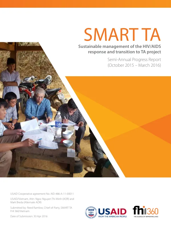 USAID/SMART Y5 Semiannual Report (October 2015-March 2016)