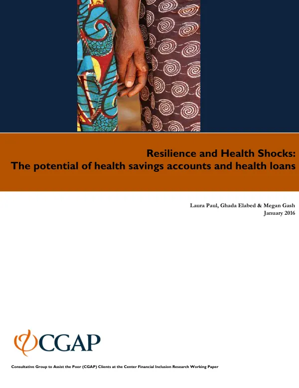 Resilience and Health Shocks: The potential of health savings accounts and health loans