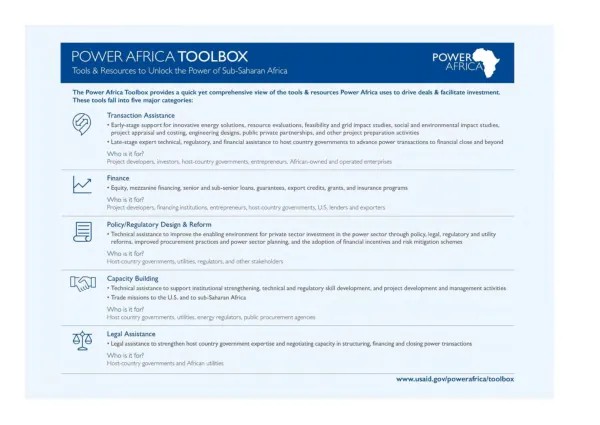 Power Africa Toolbox