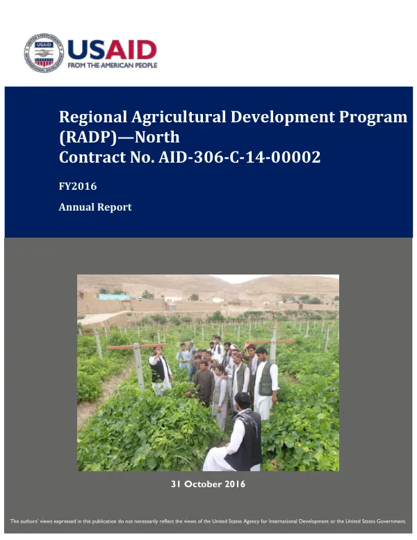 RADP-N FY2016 Annual Report