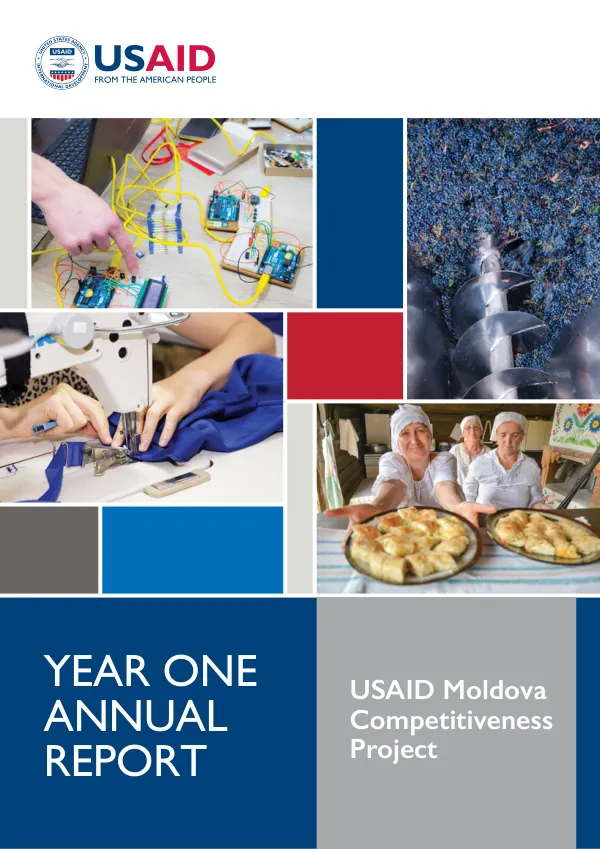 USAID Moldova Competitiveness Project Year One Annual Report