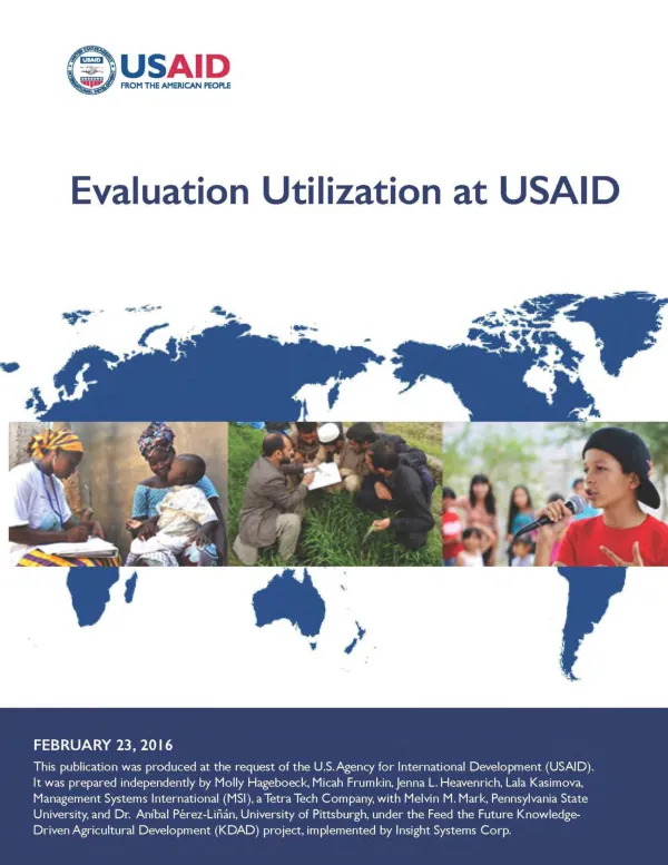 Evaluation Utilization at USAID