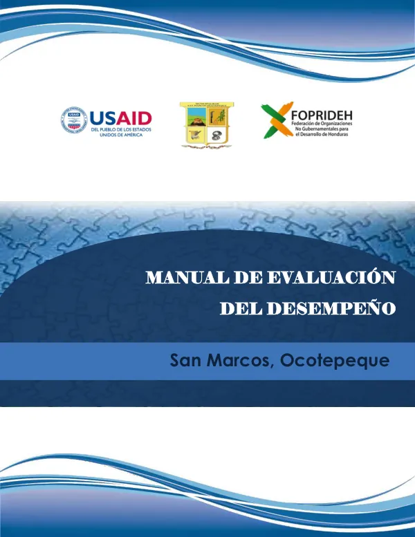 Manual de Evaluación del Desempeño