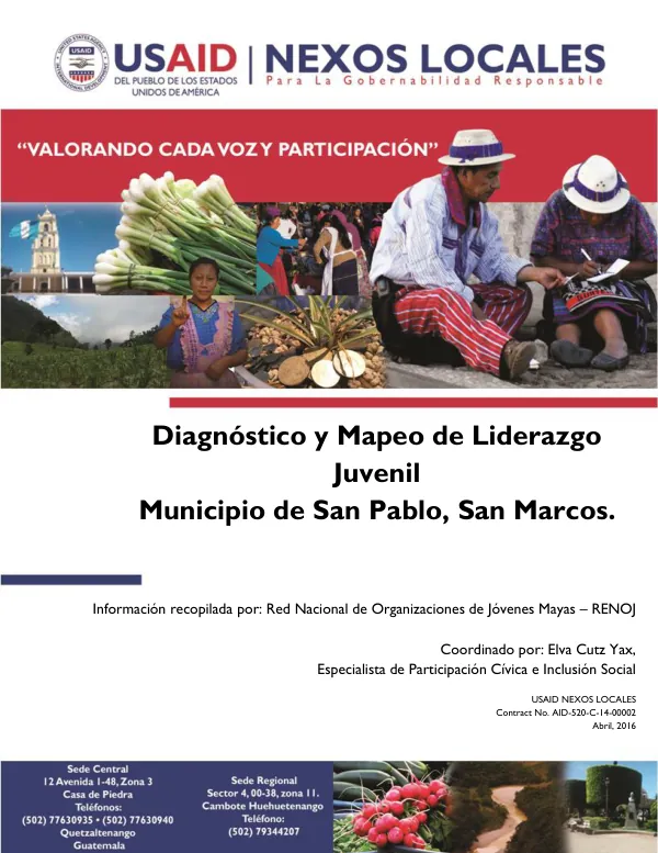 Diagnóstico y Mapeo de Liderazgo Juvenil: San Pablo