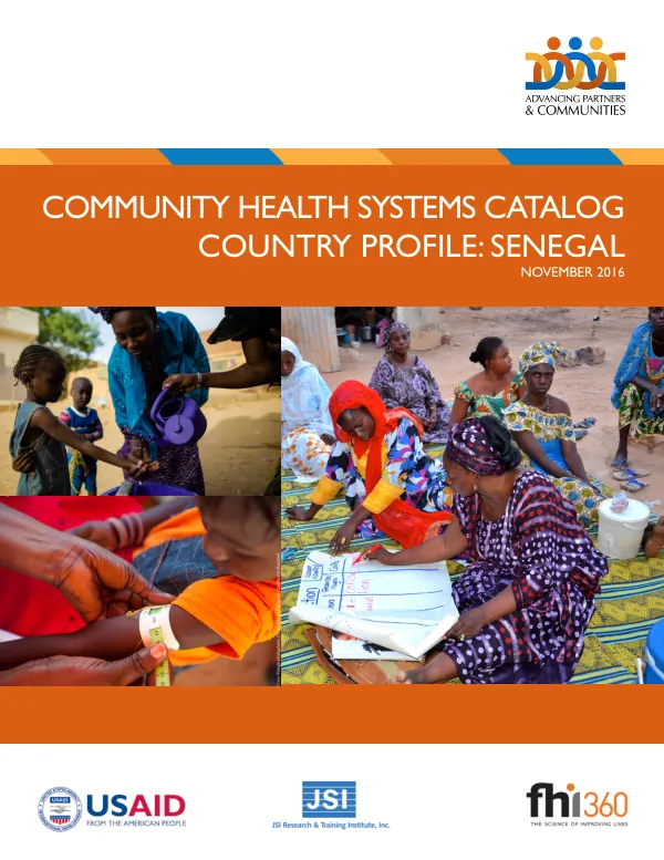 Community Health Systems Catalog Country Profile: Senegal