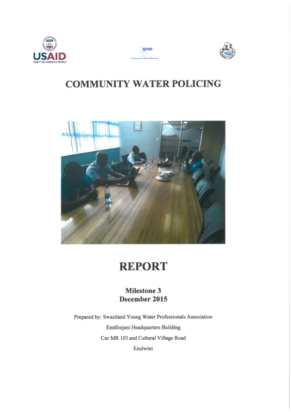 Community Water Policing