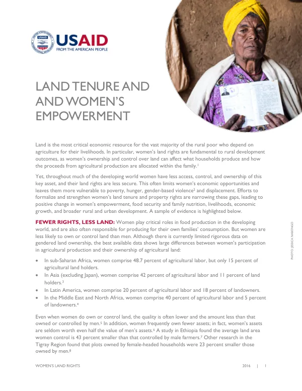 Women’s Land Rights