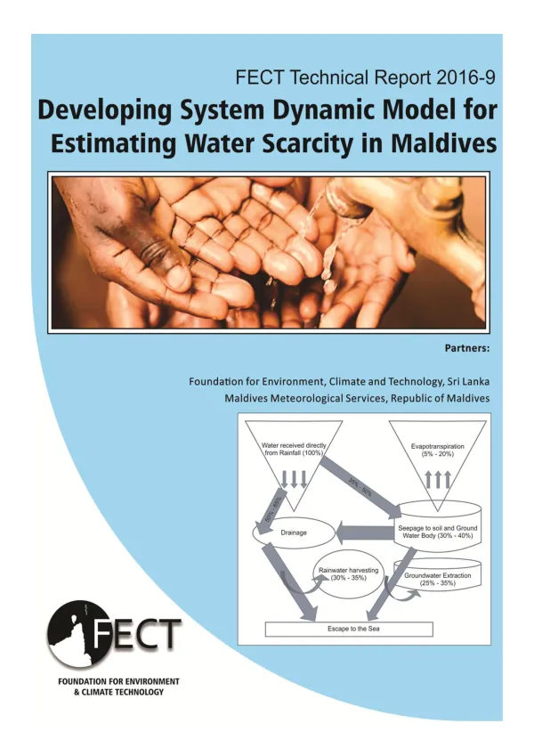 System Dynamic Model for Estimating Water Scarcity in Maldives