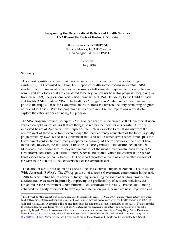 PAHO-USAID umbrella agreement 2007-2010 (grant no. LAC-G-00-07-00001) annual report, (October 2007-September 2008)