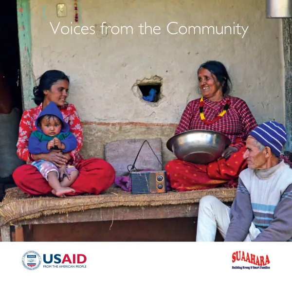 Voices from the Community: Celebrating Key Life Events to Improve Health and Nutrition in Nepal