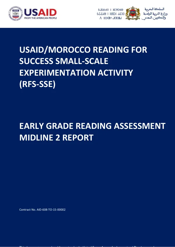 MOROCCO RFS-SSE MIDLINE 2 REPORT