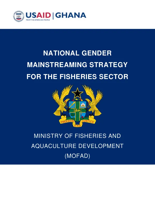 National Gender Mainstreaming Strategy for the Fisheries Sector