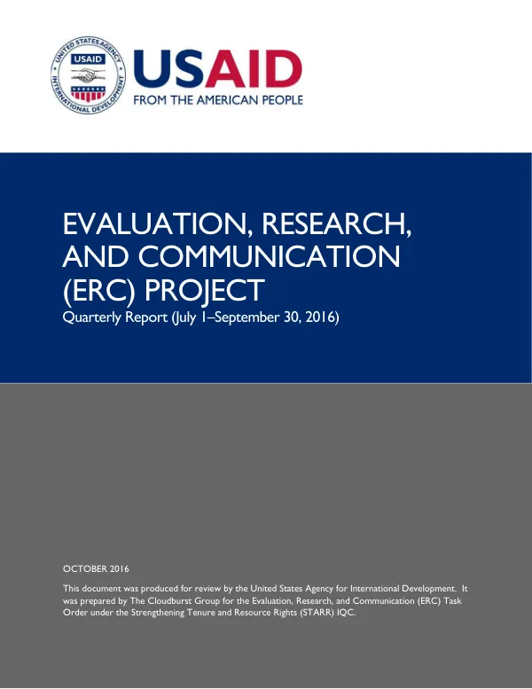 Quarterly Report Y4Q2 (July 1–September 30, 2016)