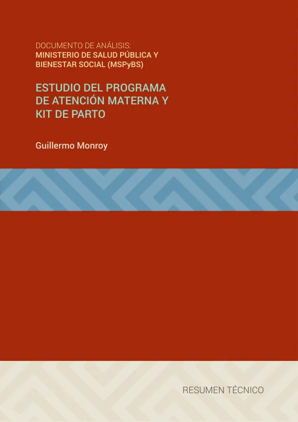 Estudio del Programa de Atención Materna y Kit de Parto