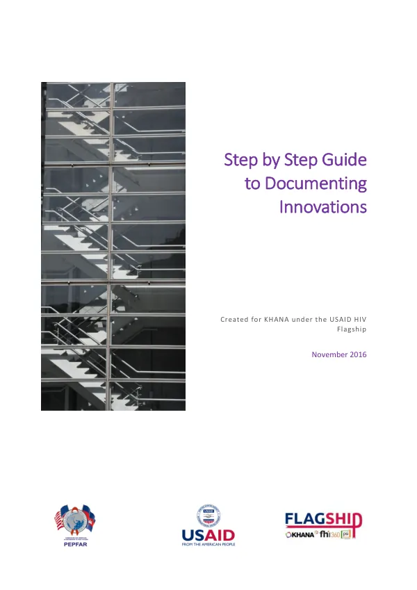 Step by Step Guide to Documenting Innovations