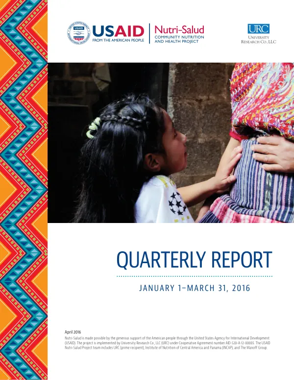 Quarterly Report January 1–March 31, 2016