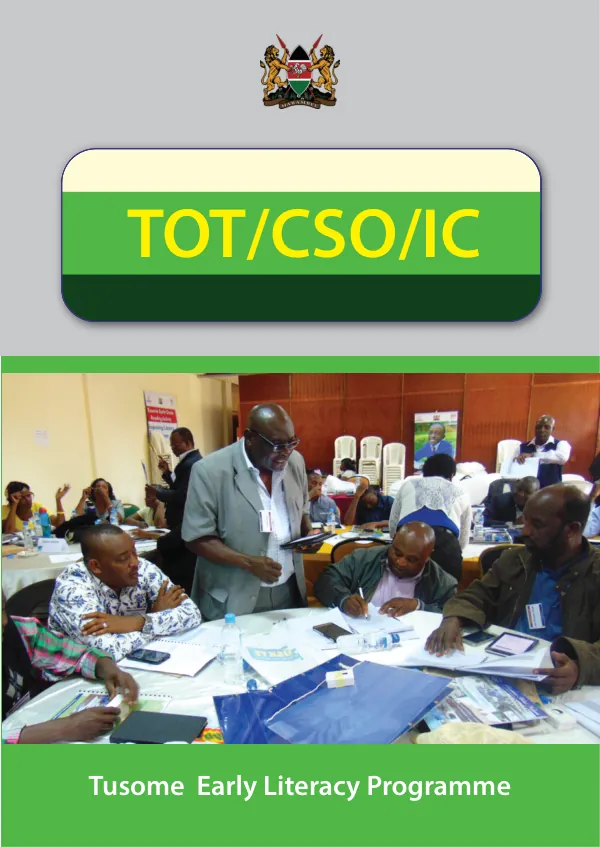 Training Manual (Grade 1, 2 & 3) Term 2, 2018