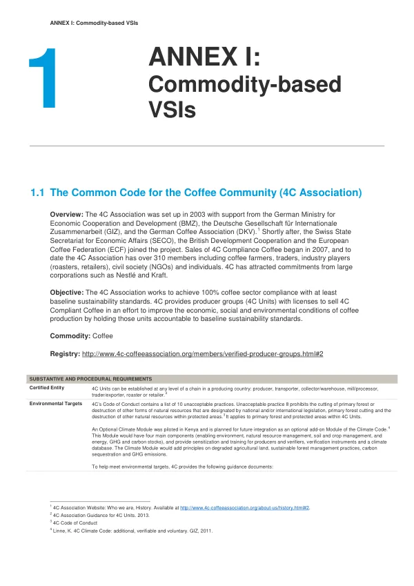 Commodity-based VSIs
