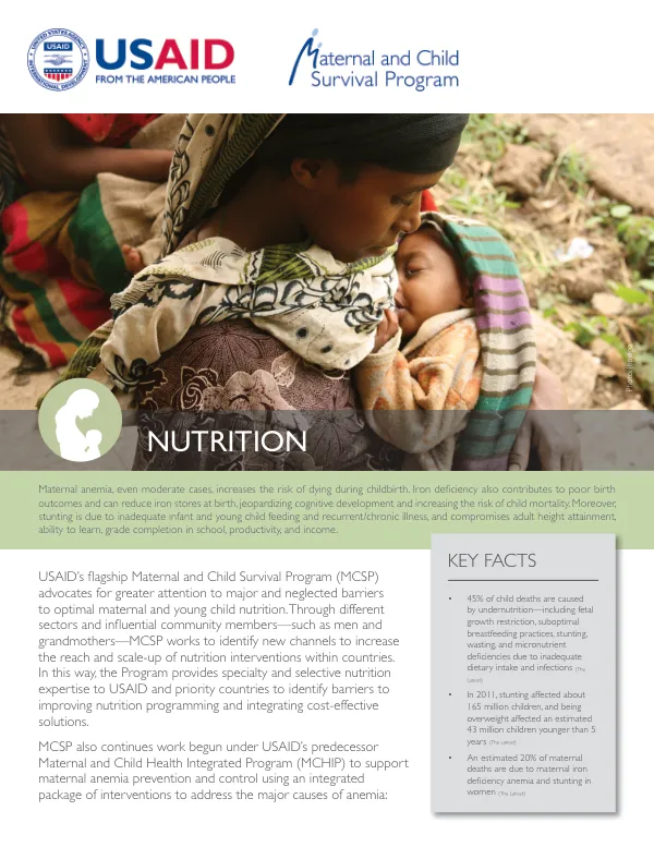 Maternal and Child Survival Program (MCSP)