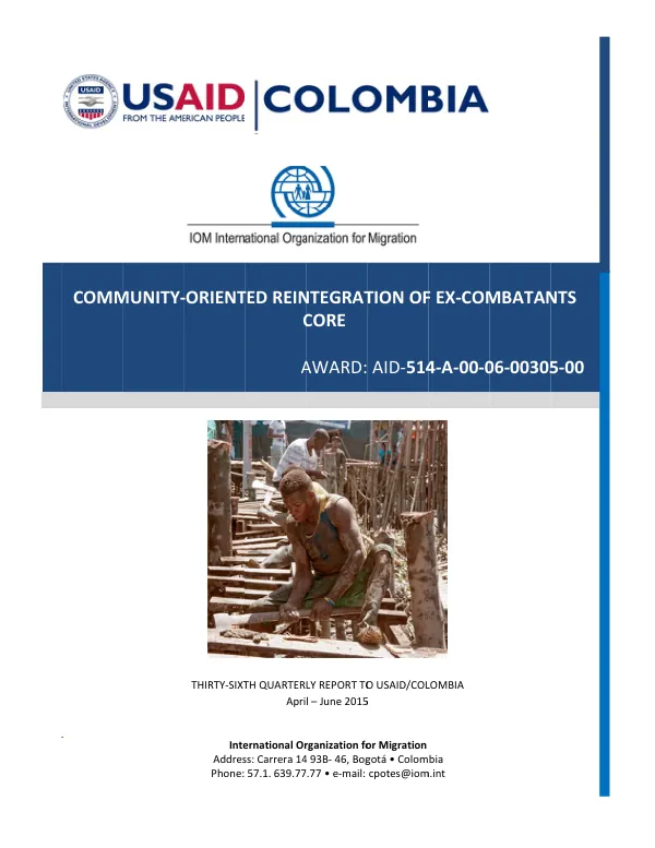 Community-Oriented Reintegration of Ex-Combatants - CORE