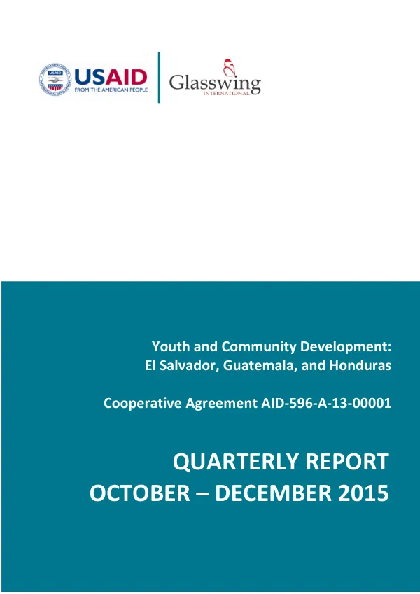Youth and Community Development: Youth and Community Development