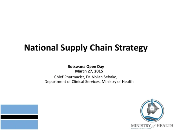 National Supply Chain Strategy for Botswana