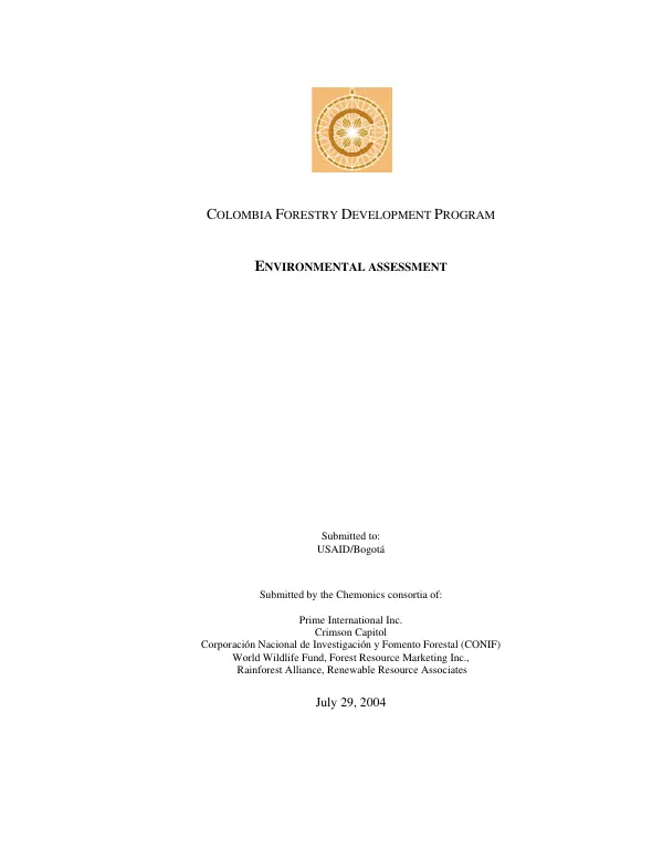 The investment climate and the CFI