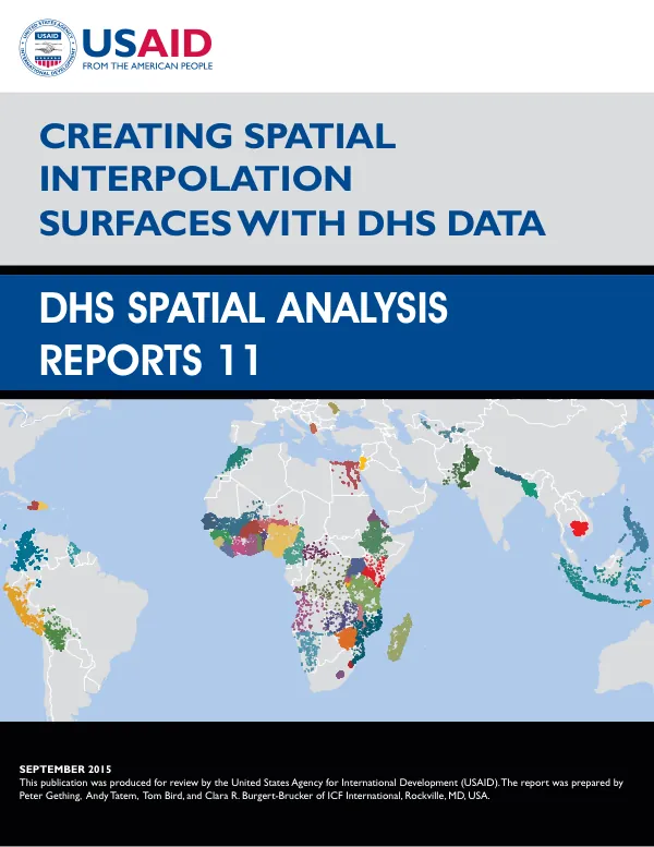 Creating Spatial Interpolation Surfaces with DHS Data