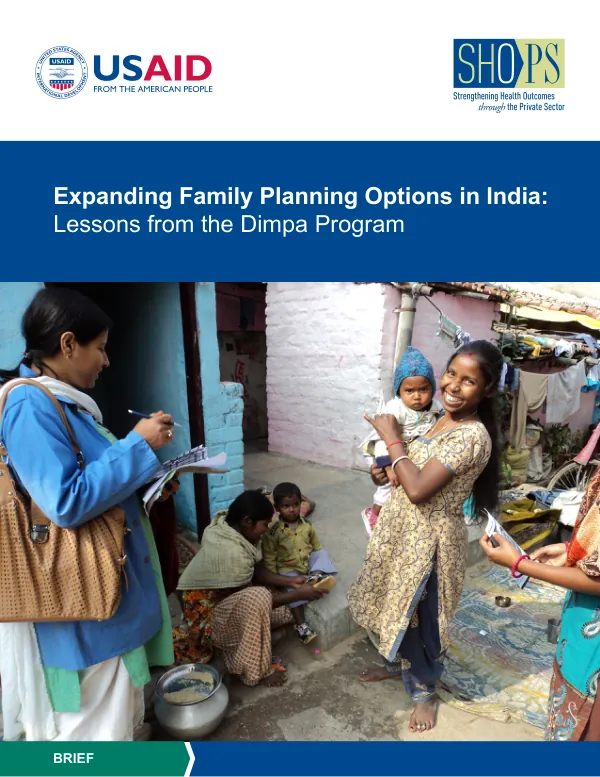 Expanding Family Planning Options in India: Lessons from the Dimpa Program