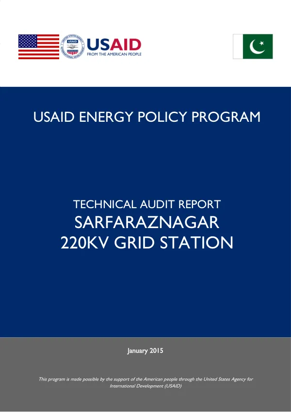 Technical Audit of Sarfaraznagar 220kV Grid Station