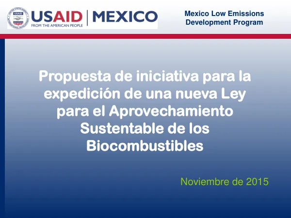 Ley de Promoción y Desarrollo de los Bioenergéticos